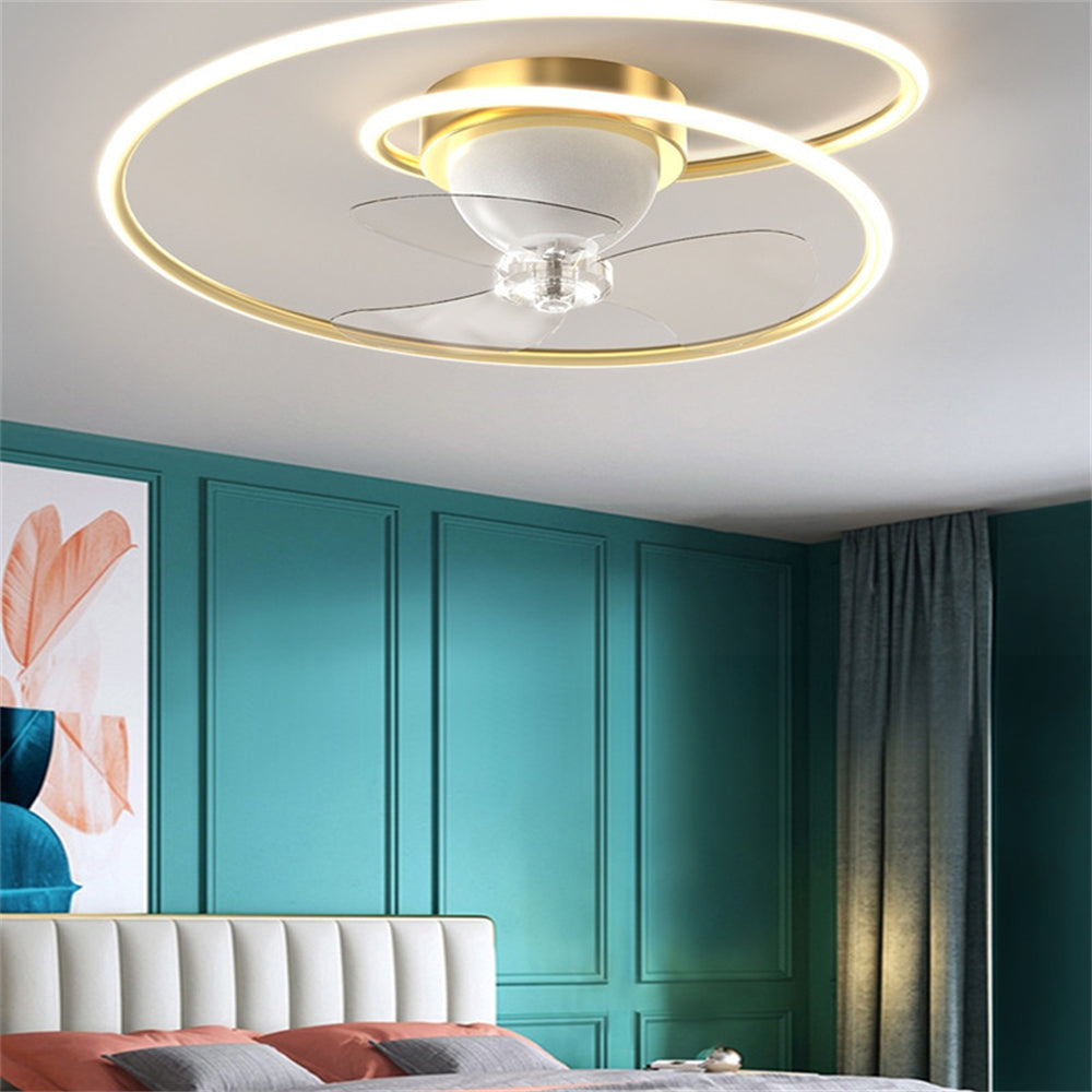D1091-Ventilateur de plafond Gufoo avec lumière