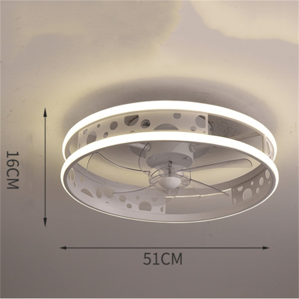 D1097-Ventilateur de plafond Gufoo avec lumière