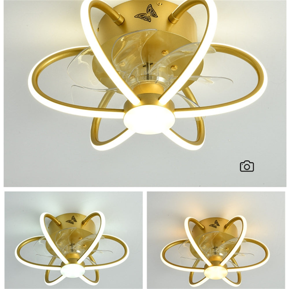 D1098-Ventilateur de plafond Gufoo avec lumière