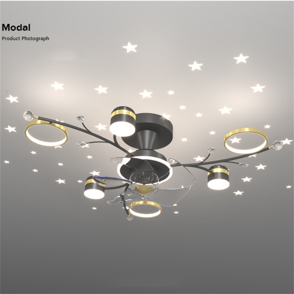 D1106-Ventilateur de plafond Gufoo avec lumière