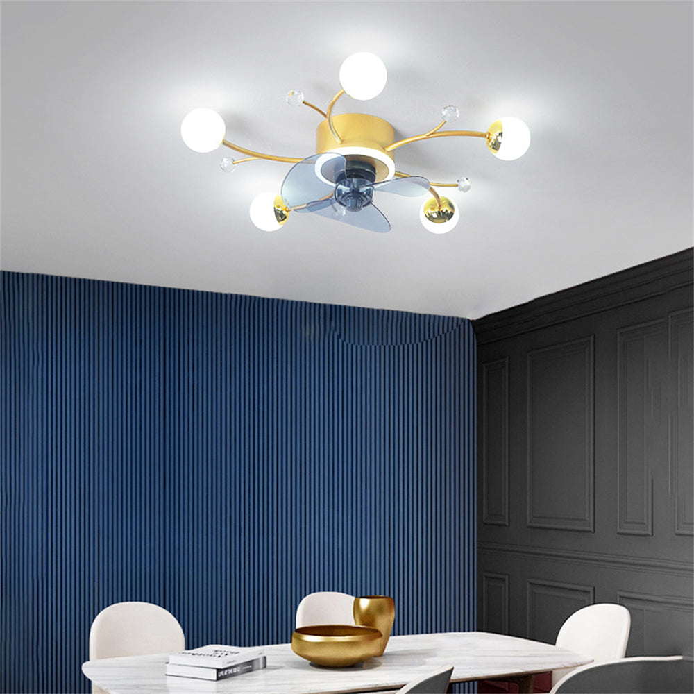 D1101-Ventilateur de plafond Gufoo avec lumière
