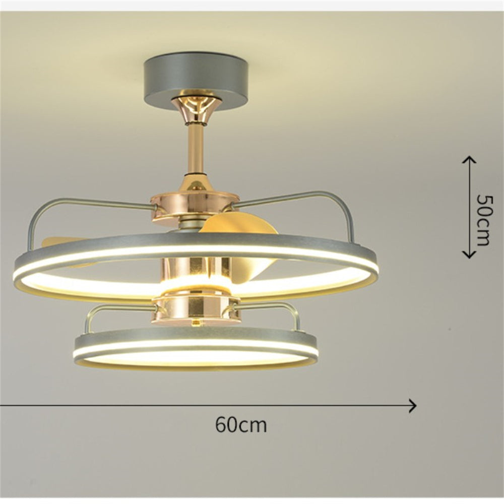 D1104-Ventilateur de plafond Gufoo avec lumière