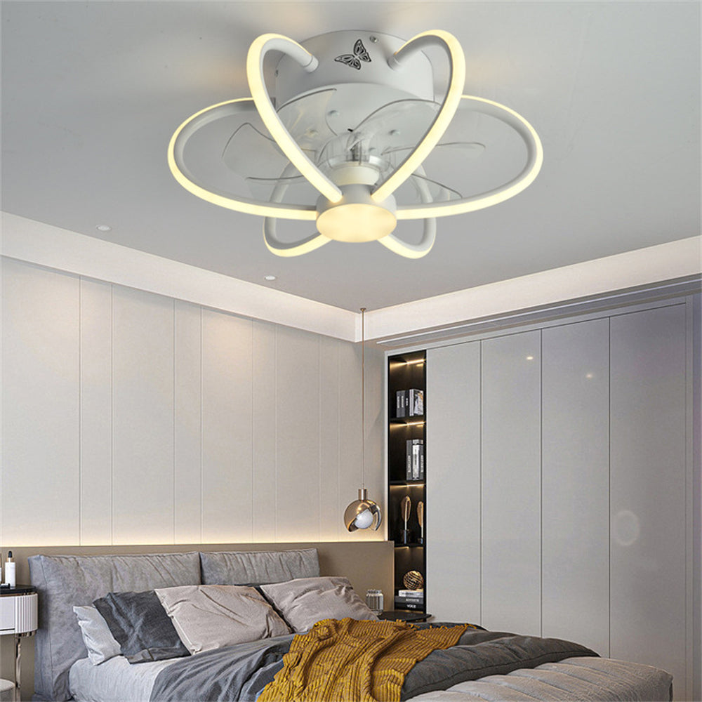 D1098-Ventilateur de plafond Gufoo avec lumière