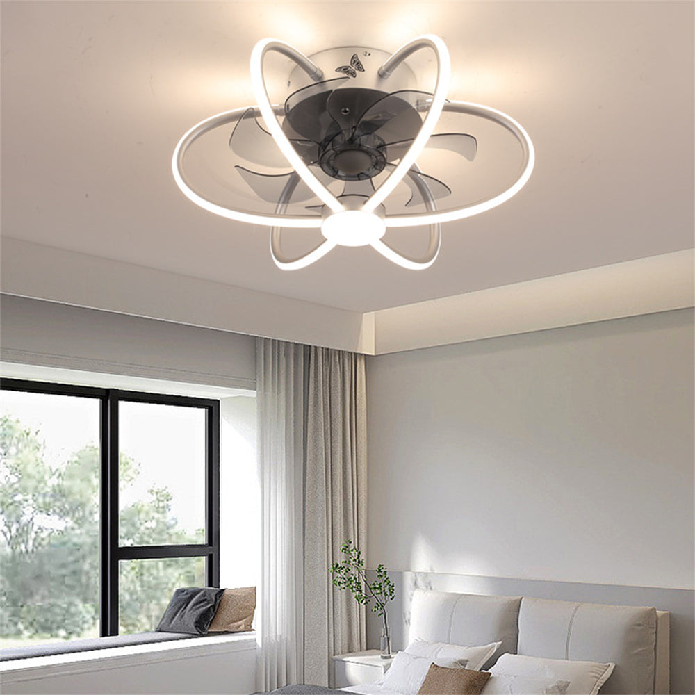 D1098-Ventilateur de plafond Gufoo avec lumière