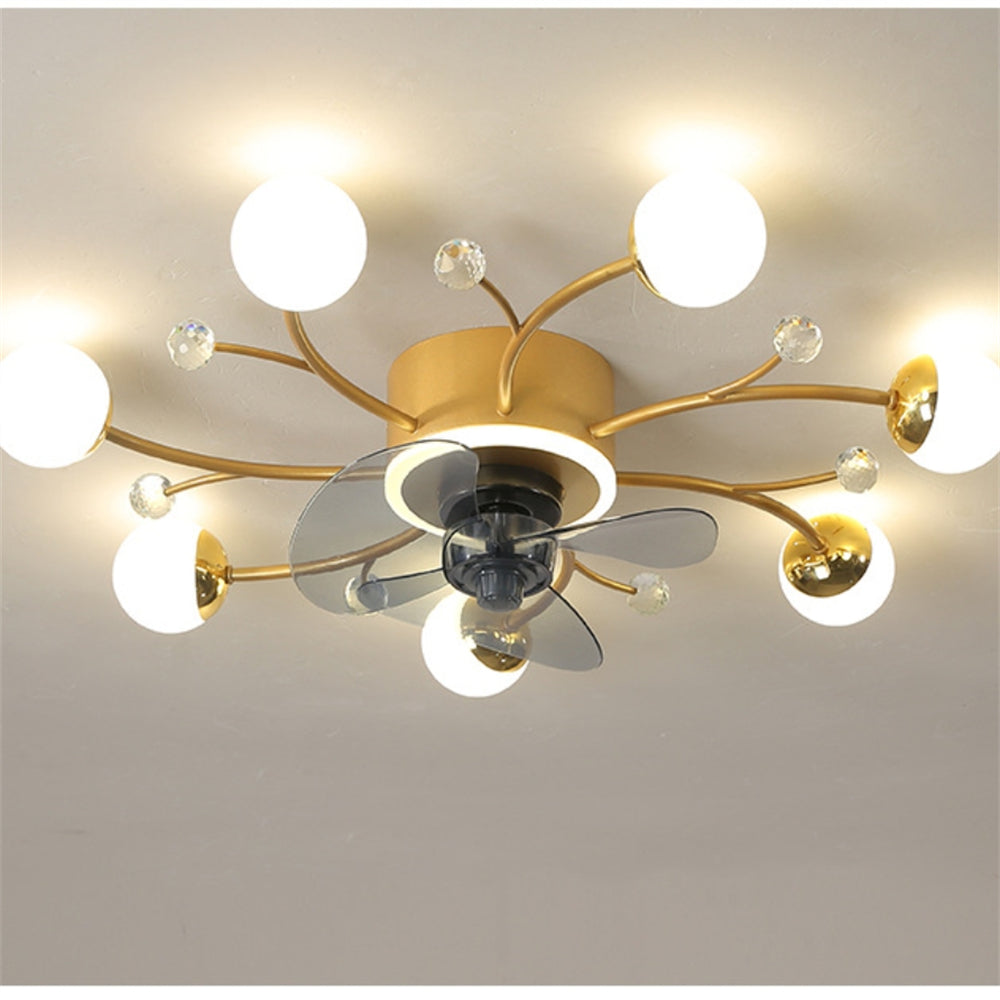 D1101-Ventilateur de plafond Gufoo avec lumière