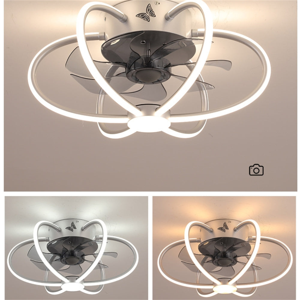 D1098-Ventilateur de plafond Gufoo avec lumière