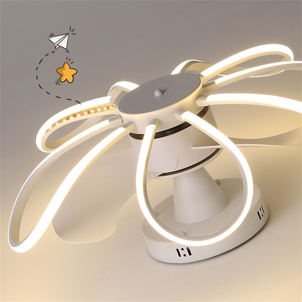 D1095-Ventilateur de plafond Gufoo avec lumière