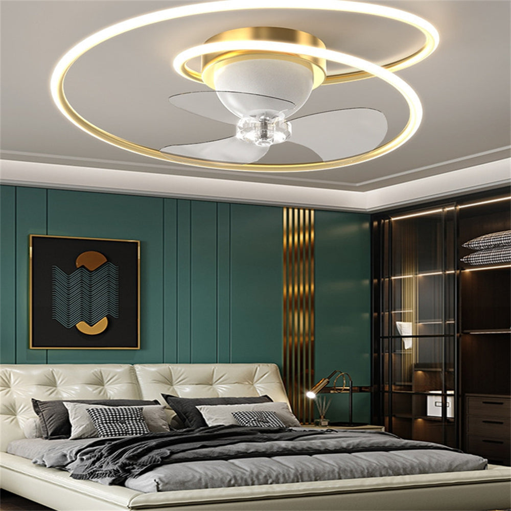 D1091-Ventilateur de plafond Gufoo avec lumière