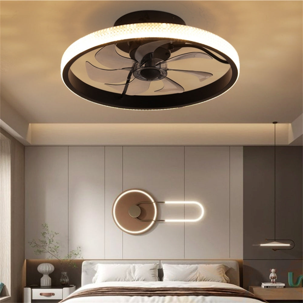 D1099-Ventilateur de plafond Gufoo avec lumière
