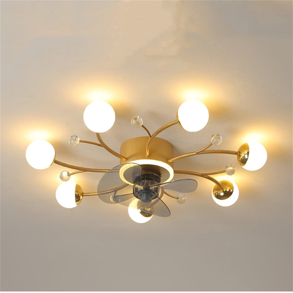 D1101-Ventilateur de plafond Gufoo avec lumière