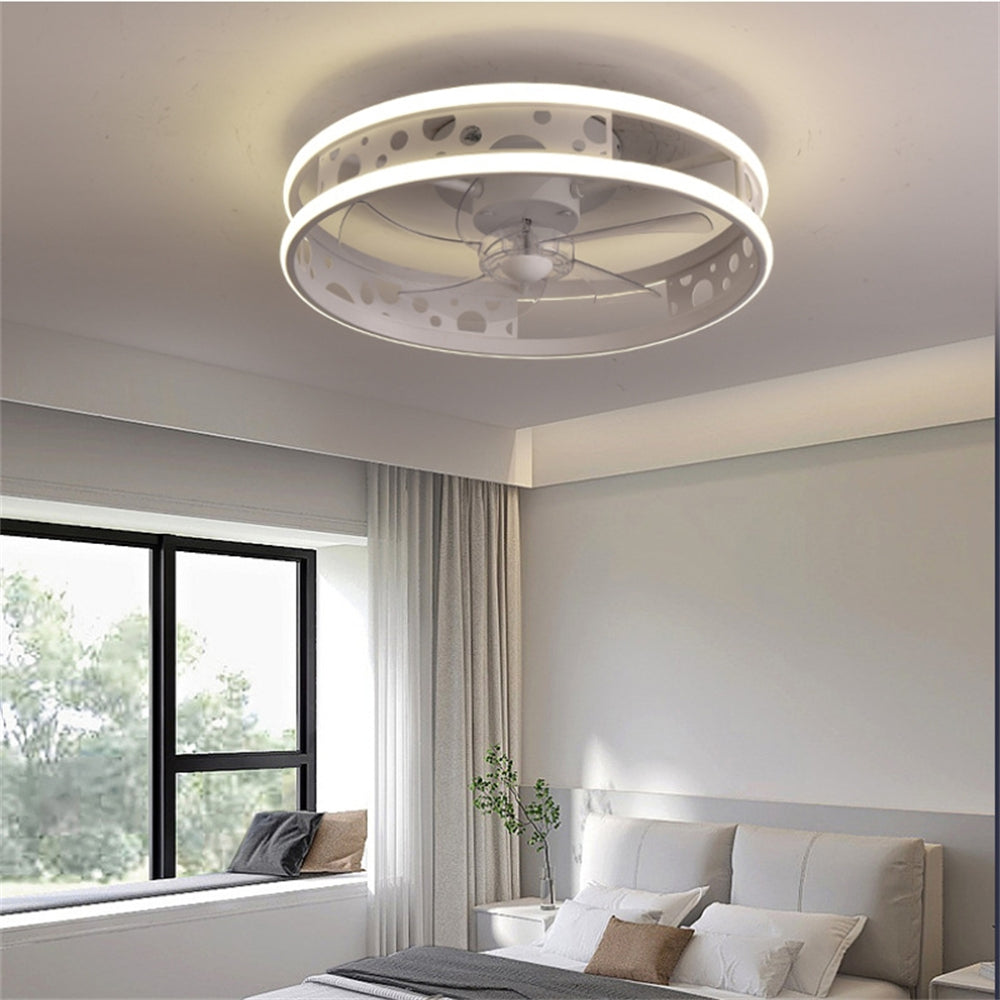 D1097-Ventilateur de plafond Gufoo avec lumière