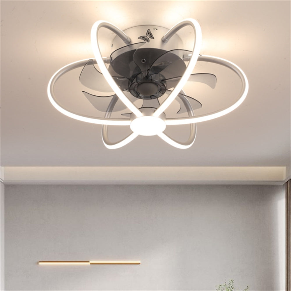 D1098-Ventilateur de plafond Gufoo avec lumière