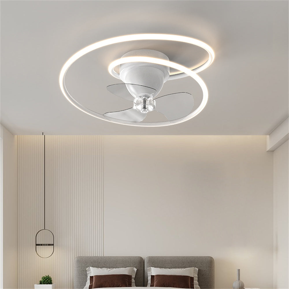 D1091-Ventilateur de plafond Gufoo avec lumière