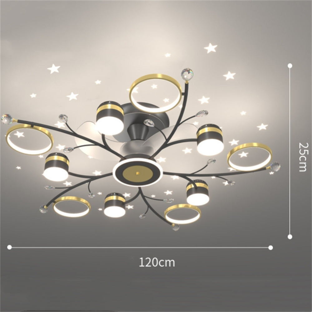 D1106-Ventilateur de plafond Gufoo avec lumière