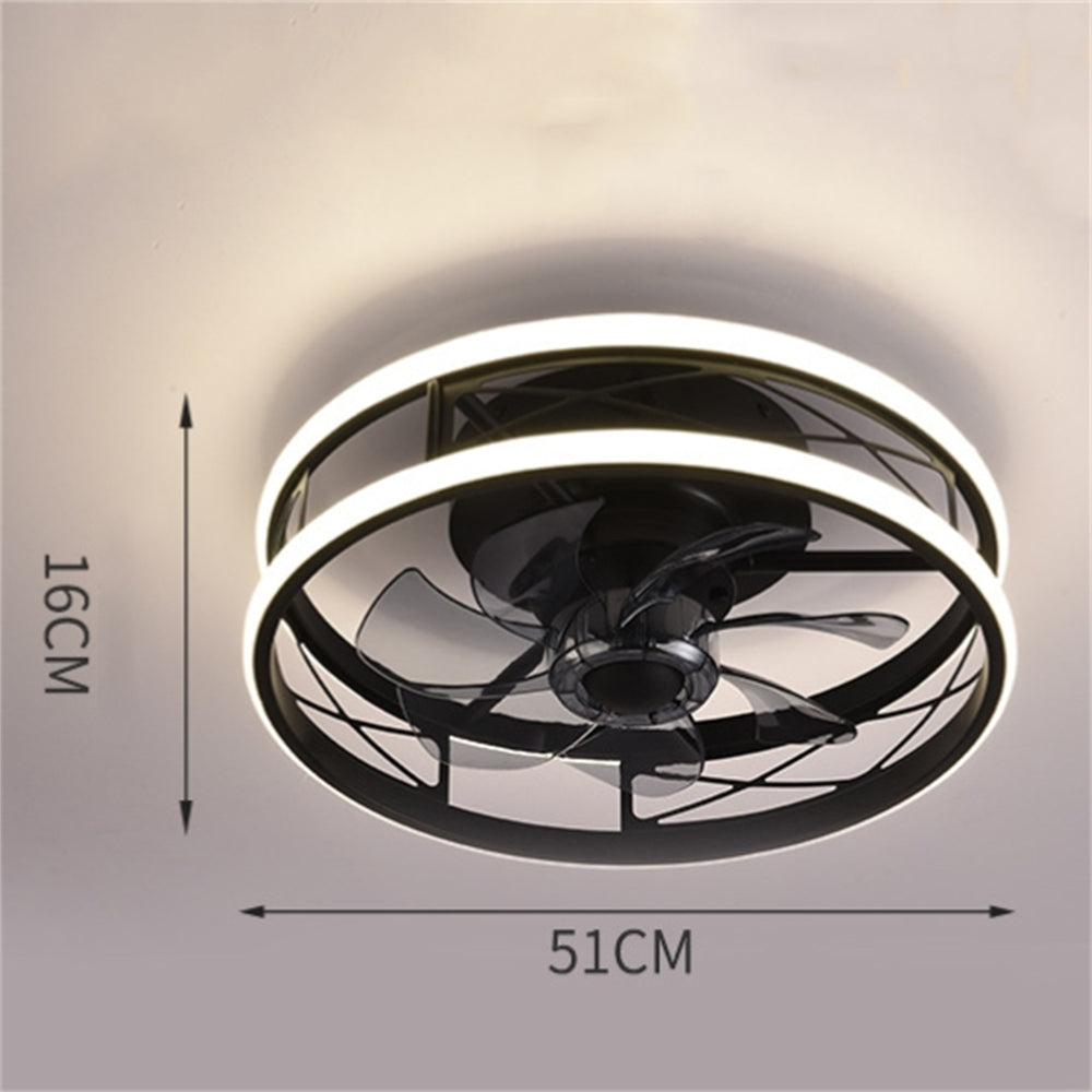 D1097-Ventilateur de plafond Gufoo avec lumière
