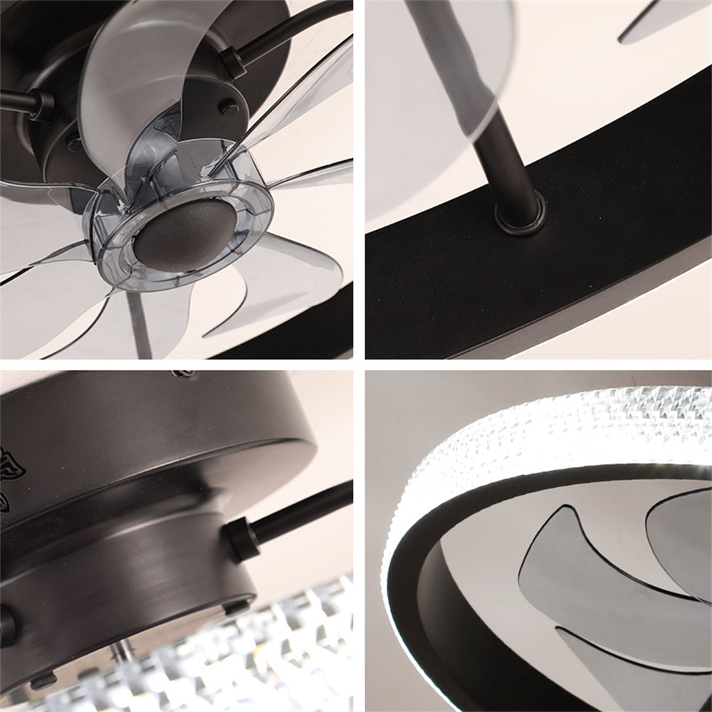 D1099-Ventilateur de plafond Gufoo avec lumière