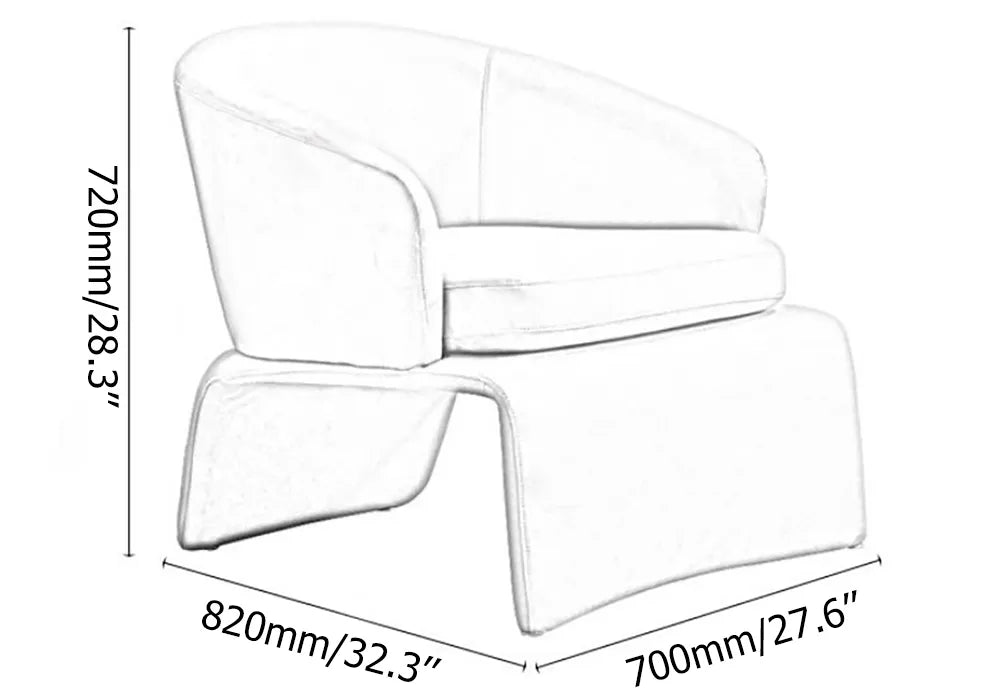 Y1061-Chaise d'appoint Gufoo