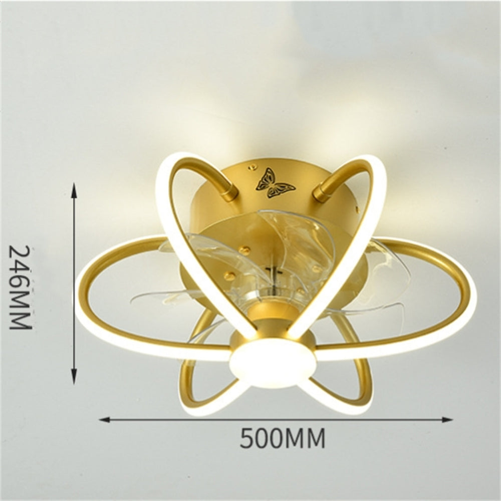 D1098-Ventilateur de plafond Gufoo avec lumière