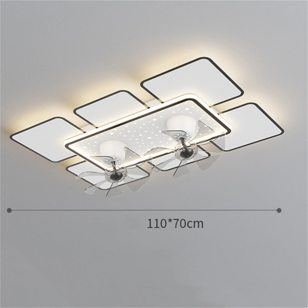 D1110-Gufoo ceiling fan with light