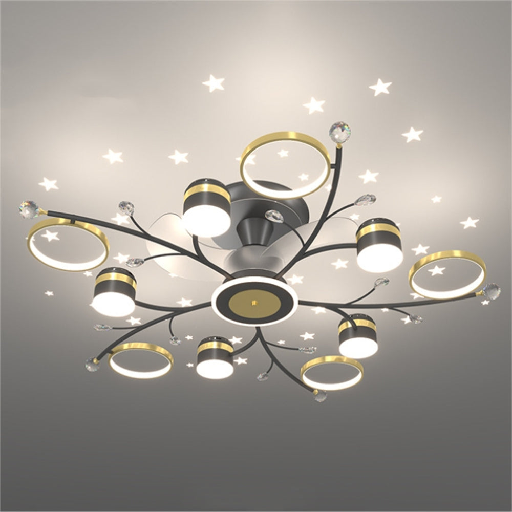 D1106-Ventilateur de plafond Gufoo avec lumière